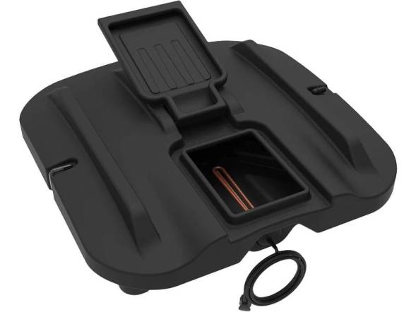 Бак пластиковый для душа с подогревом, 250 л, черный [Б-250]