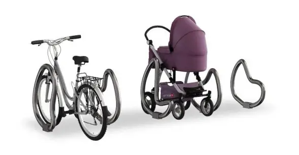 Парковка для колясок и велосипедов 04