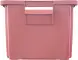 Ящик сплошной пластиковый, 600x400x300 мм, 52 л, красный [218-1]