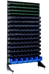 Стеллаж с пластиковыми ящиками 1801-4/10/1 CH-Kombo