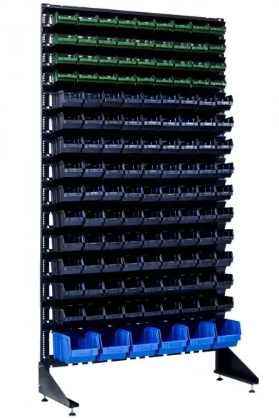 Стеллаж с пластиковыми ящиками 1801-4/10/1 CH-Kombo