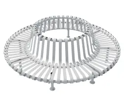 Скамейка стальная круглая «Вертикаль»