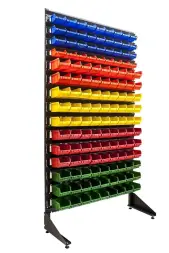 Стеллаж с пластиковыми ящиками 1801-4/11/0 Kombo