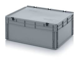 Евроконтейнер пластиковый с крышкой ED 86/32 HG