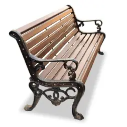 Скамейка чугунная «Аллея» 0,6 м (кресло)