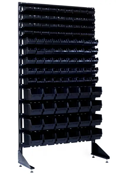 Стеллаж с пластиковыми ящиками 1801-4/5/4 CH