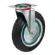 Колесо поворотное Стелла-техник 4001-250 диаметр 250мм, грузоподъемность 210кг, резина, металл
