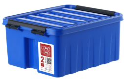 Контейнер с крышкой и клипсами Rox Box Original, 2.5л, 210x170x95 мм, синий