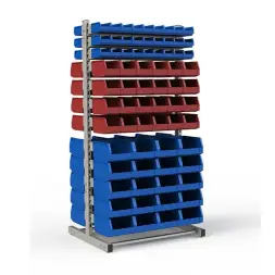 Стеллаж двусторонний №136 (1835х950х760)