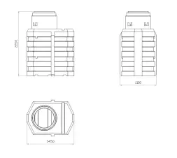Подземный накопитель Мини 1,5 куб. м