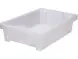 Ящик пластиковый со сплошными стенками и дном, 600х400х150 мм, белый [225]
