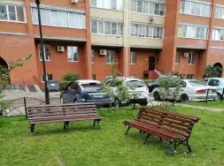 Скамейка чугунная «Новая Европа» 3,0 м (3 опоры)