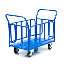 Тележка платформенная Стелла-техник КПО-300Т-160-К, с бортами, 600х1000мм