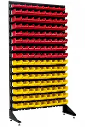 Стеллаж с пластиковыми ящиками 1801-1/14/0 K-G