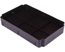 Ящик (лоток) пластиковый для гидропонной выгонки тюльпанов, 560х365х90 мм, черный [560365090-00]