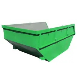 Металлический бункер 8 м3 открытый (2-3 мм) Зеленый