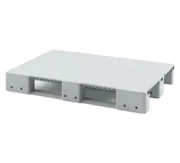 Усиленный сплошной поддон на трёх полозьях 1200x800x150 без бортика