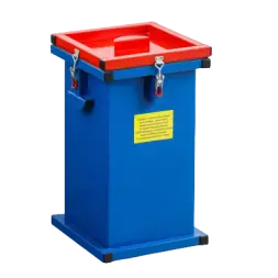 Контейнер герметичный специализированный вертикальный для битых ламп и термометров ГСК 1250, 1250х350х350 мм