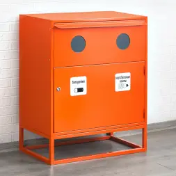 Контейнер для сбора, накопления и хранения отработанных энергосберегающих ламп и ртутных термометров, а также химических элементов питания КЛБ-2