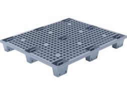 Паллет (поддон) пластиковый перфорированный вкладываемый на ножках, 1200х1000х140 мм, серый [12001000140-02]