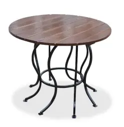 Стол круглый садовый «Восемь ног»