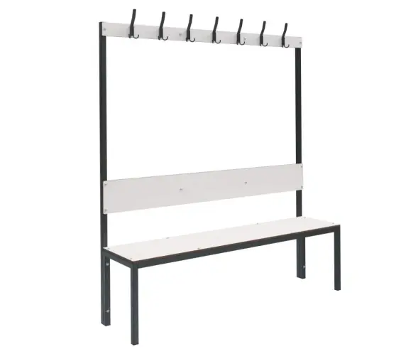 Скамейка с вешалкой для раздевалок «Фортран» 1,5 м