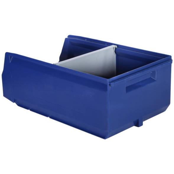 Складской лоток для метизов, мелочей и деталей Logic Store®, 400х225х150 мм, синий [12.414]
