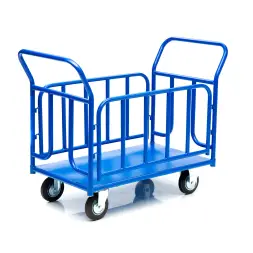 Тележка платформенная Стелла-техник КПО-500Т-160-К, с бортами, 800х1200мм