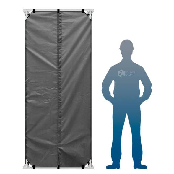 Дачная душевая кабина «РОСА» серого цвета без бака