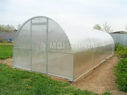 Теплица Дачник-2,5 (4м/2дв./2ф.)