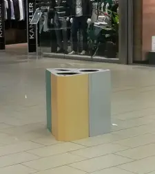 Урна Кайт, кольцо под пакет, 3х40 л