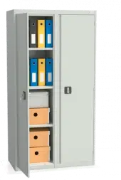 Шкаф архивный ШХА-100(50) 1850x970x500 мм Светло-серый