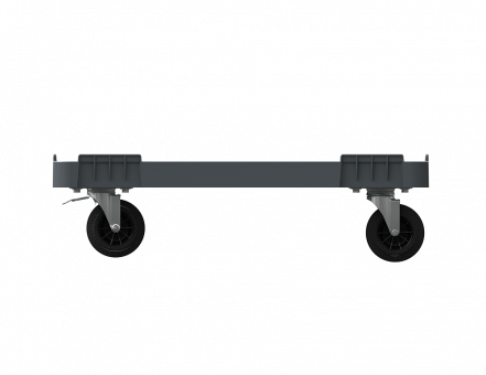 Пластиковая тележка 600х400 мм для ящиков (сплошная)