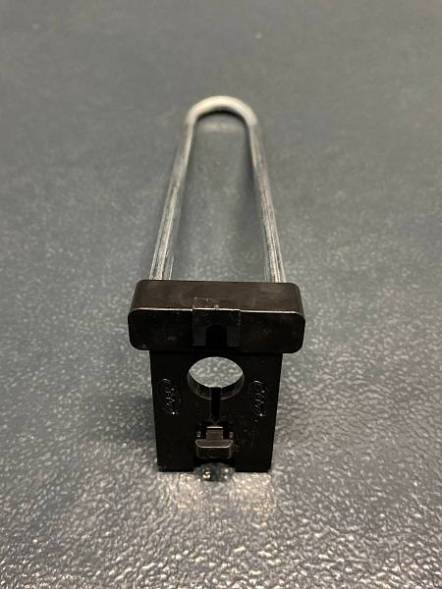 Держатель ДВК прямоугольный L=155 мм