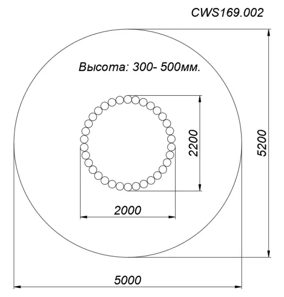 Песочница HARDWOOD «Хургада»
