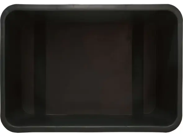 Ящик пластиковый сплошной, 710x500x455 мм, 122 л, черный [425]