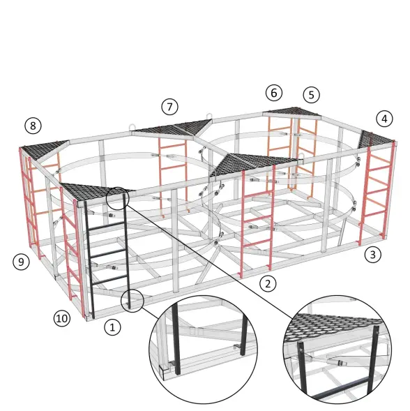 Лестница съемная