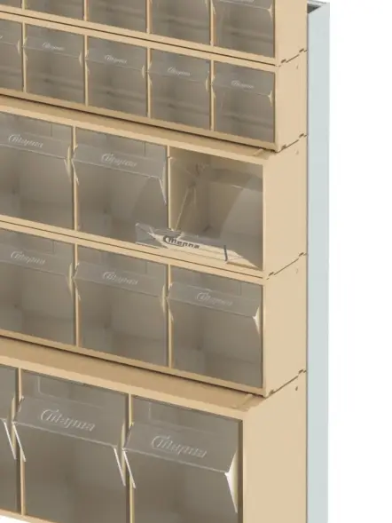 Стойка бежевая настенная/настольная Стелла-техник 401-02-02-01-B