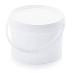 Ведро пластиковое круглое с пластиковой ручкой, 7.4 л [2386]