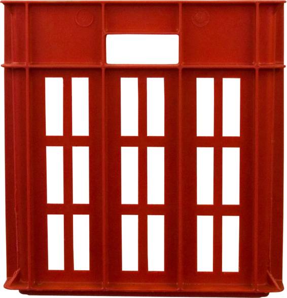 Ящик пластиковый перфорированный, 660х340х360 мм, черный [301]