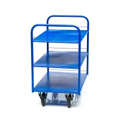 Тележка платформенная Стелла-техник КР-3-150-И 3-х ярусная, 600х900мм