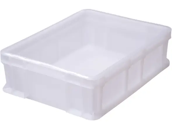 Ящик пластиковый сплошной, 400×300×120 мм, 10.6 л, чёрный [701.03.02]