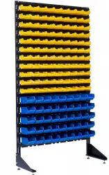 Стеллаж с пластиковыми ящиками 1801-11/5/0 S-G