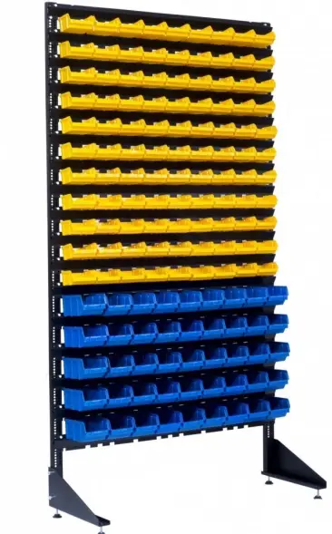 Стеллаж с пластиковыми ящиками 1801-11/5/0 S-G