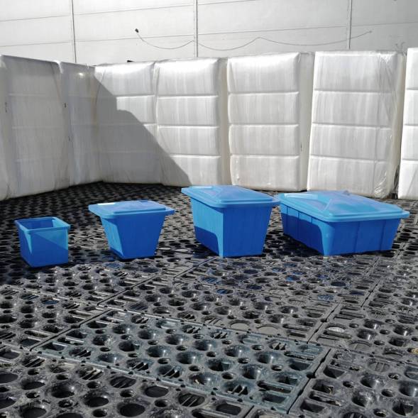 Ванна пластиковая пищевая К, 400 л, HDPE, черный [132.0400.899.000]