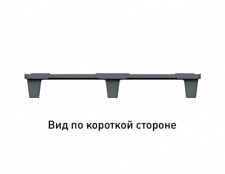 Паллет (поддон) пластиковый перфорированный на ножках, 1200х1000х135 мм, серый [02.112.91]