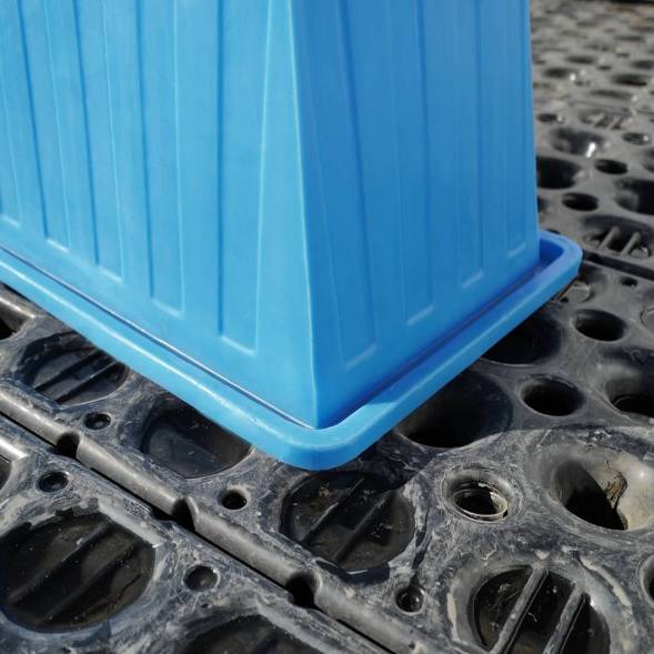 Ванна пластиковая пищевая К, 400 л, HDPE, белый [132.0400.001.0]