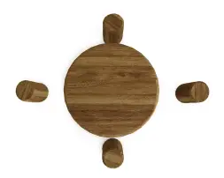 Стол с пеньками HARDWOOD «Лесной»