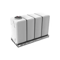 Емкость KR 4000л белая в обрешетке New