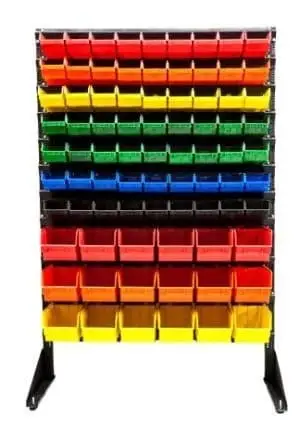 Стеллаж с пластиковыми ящиками 1501-0/7/3 CH-Kombo